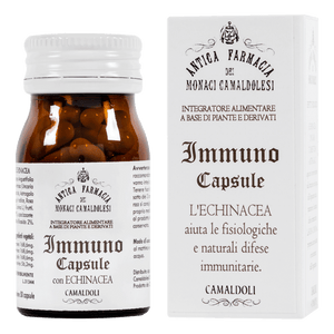 Camaldoli Echinacea benefits; shop echinacea capsules from Tuscany